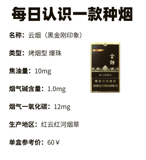 云霄香烟黑金刚口感【云烟黑金刚香烟价格表】